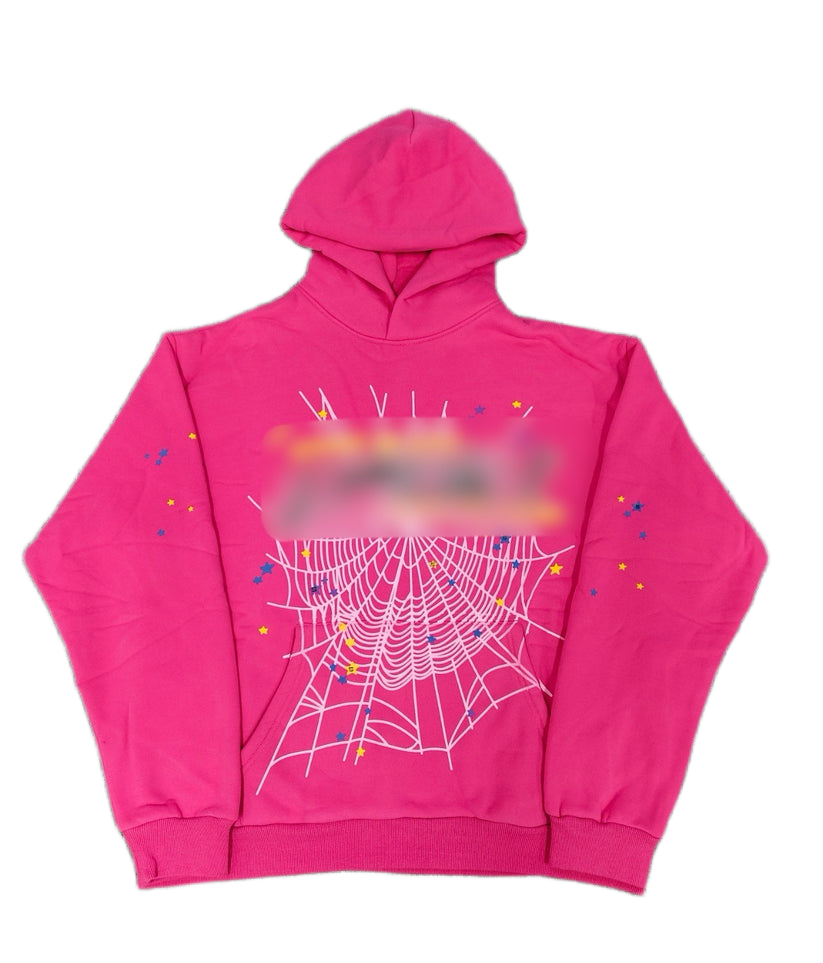 PINK SPIIDER HOODIE
